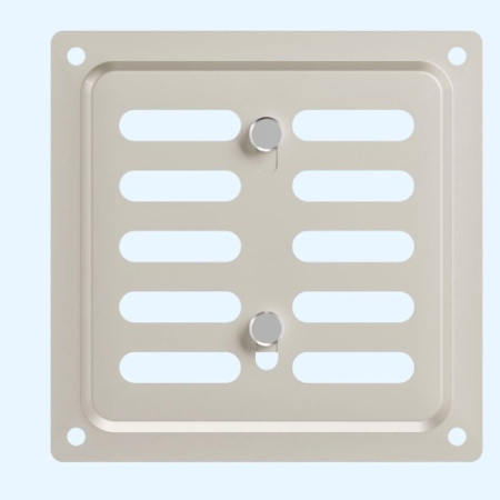 1717MER Beige ERA Решетка вентиляционная MER регулируемая 175х175 окраш.сталь Beige